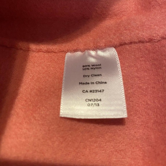 NWT New Talbots Womens Skirt Size 18 Solid Pink Wool Blend Office Career Barbie - Picture 4 of 8